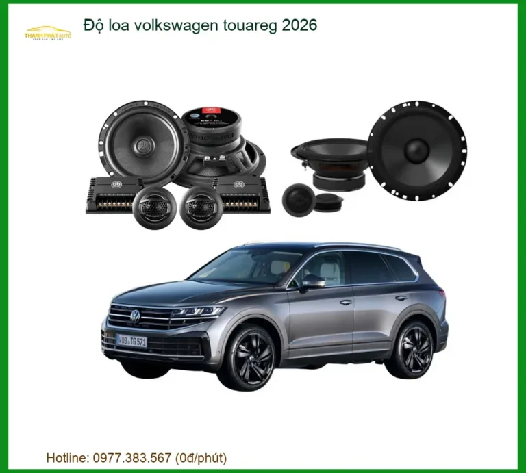 Độ loa ô tô chuyên nghiệp Volkswagen Touareg - Địa Chỉ Lắp Đặt Uy Tín TPHCM