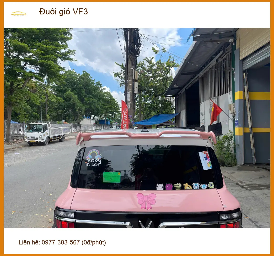 Anh Minh lắp đuôi gió VF3 tại Hóc Môn để nâng tầm phong cách xe ảnh thực tế 2
