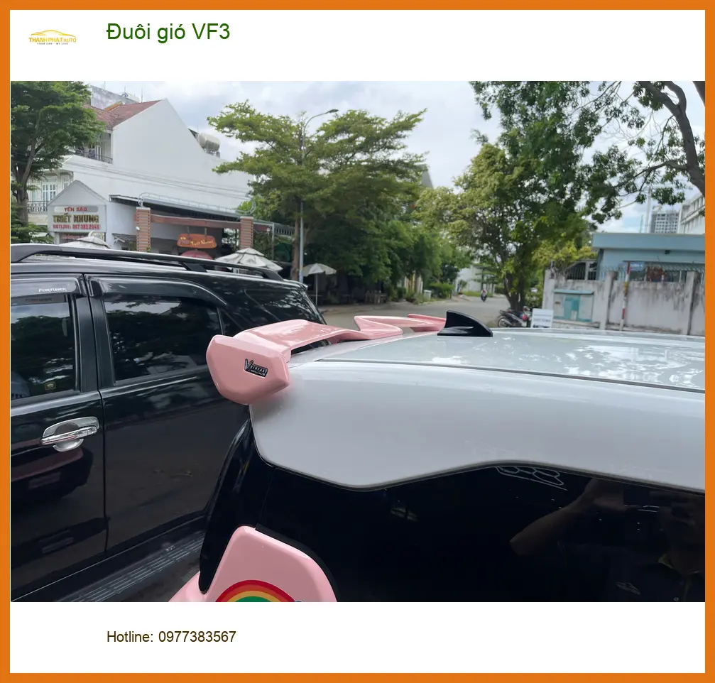 Chị Vân nâng cấp Đuôi gió Thể Thao cho VinFast VF3 tại Quận 2 ảnh thực tế 2