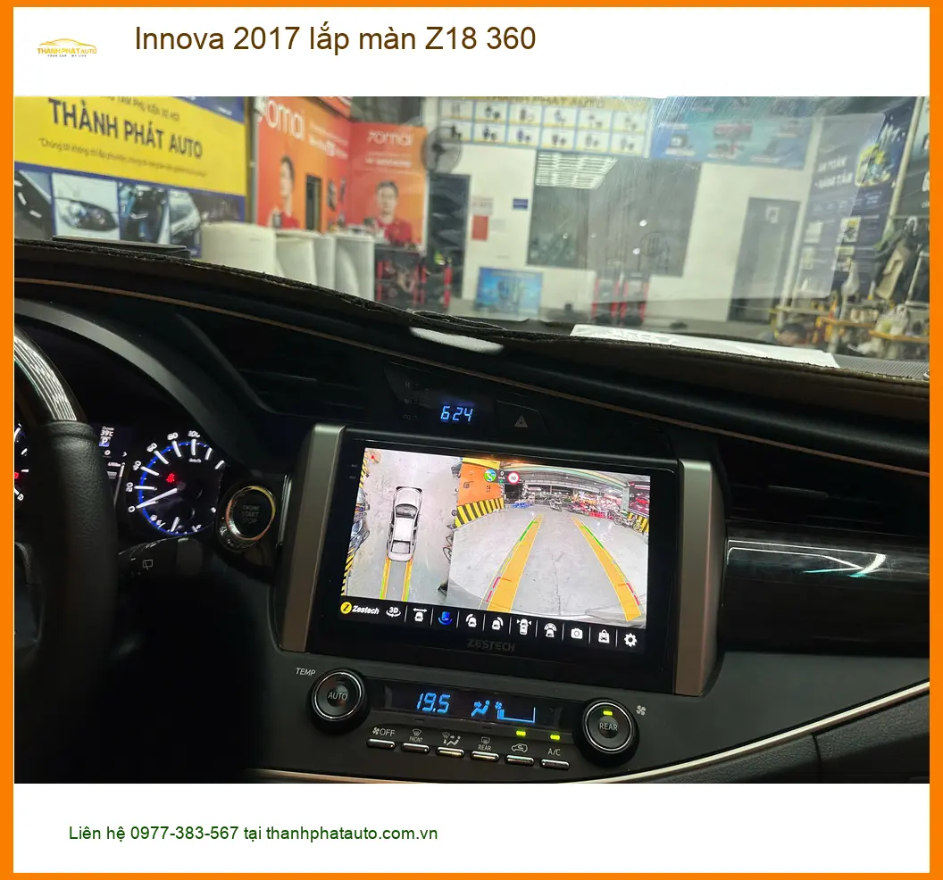 Anh Quang lắp màn hình Z18 360 Innova 2017 tại Bình Chánh an toàn hơn ảnh thực tế 5