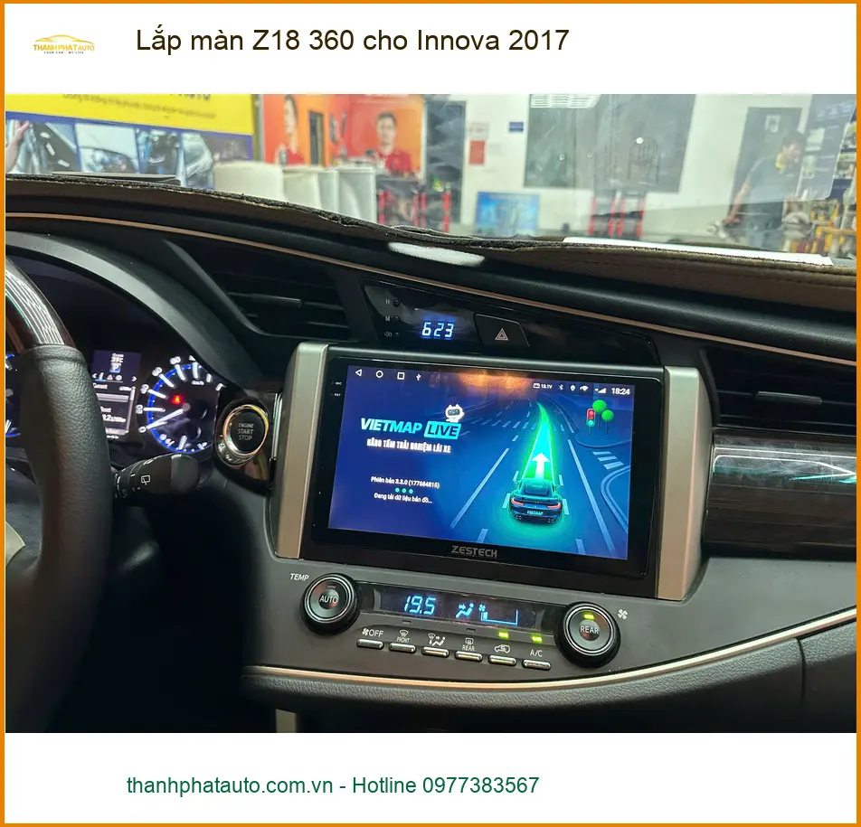 Anh Kiên lắp màn Z18 360 cho Innova 2017 tại Quận 12 để nâng tầm trải nghiệm lái ảnh thực tế 4