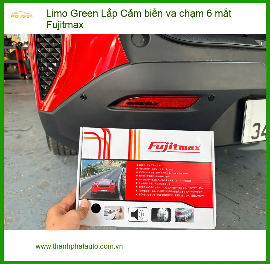 Chị Hằng lắp cảm biến va chạm 6 mắt Fujitmax cho Kia K3 Quận 9 ảnh thực tế 2