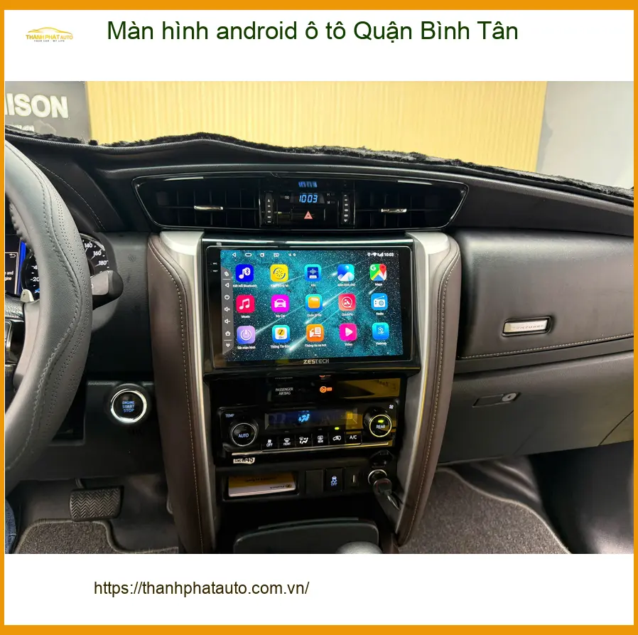 Trung Tâm Lắp Đặt Màn Hình Android Ô Tô Quận Bình Tân - Nâng Cấp Chính Hãng ảnh thực tế 2