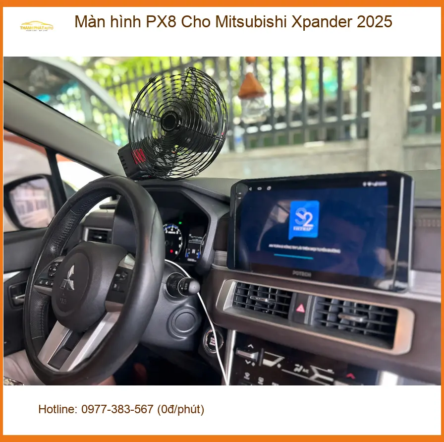 Anh Tùng nâng cấp Màn hình PX8 Mitsubishi Xpander 2025 tại Thủ Đức. ảnh thực tế 4