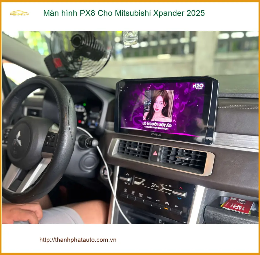 Anh Cường lắp Màn hình PX8 cho Mitsubishi Xpander 2025 tại Quận 2 vì muốn trải nghiệm công nghệ mới