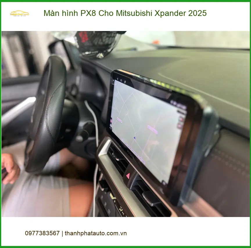 Anh Cường lắp Màn hình PX8 cho Mitsubishi Xpander 2025 tại Quận 2 vì muốn trải nghiệm công nghệ mới ảnh thực tế 3