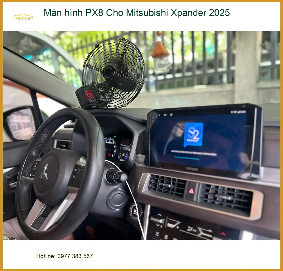 Chị Mai nâng cấp Màn hình PX8 Xpander 2025 tại Quận 8 tăng tiện ích ảnh thực tế 3