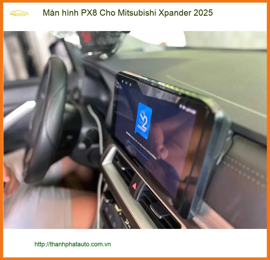 Anh Cường lắp Màn hình PX8 cho Mitsubishi Xpander 2025 tại Quận 2 vì muốn trải nghiệm công nghệ mới ảnh thực tế 4