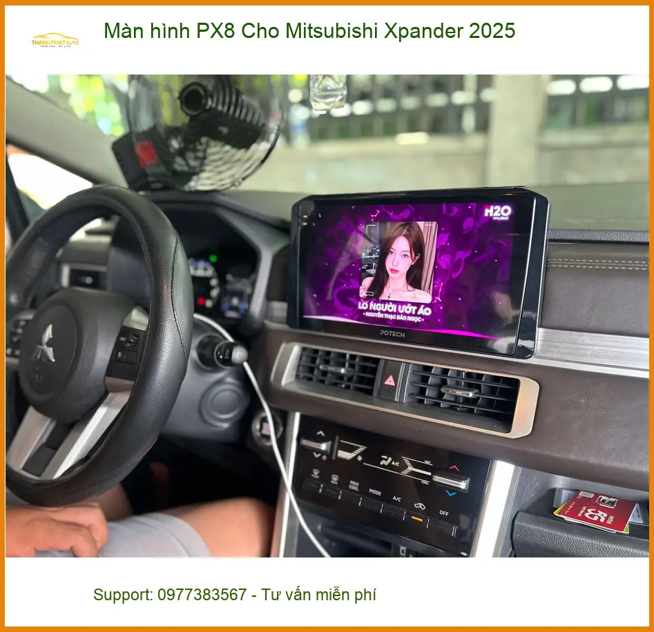 Chị Mai nâng cấp Màn hình PX8 Xpander 2025 tại Quận 8 tăng tiện ích ảnh thực tế 5