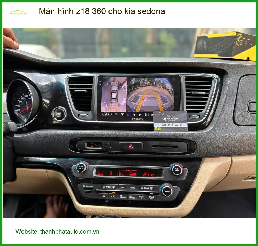 Anh Khải nâng cấp Màn hình Z18 360 cho Kia Sedona tại Quận 12 ảnh thực tế 2
