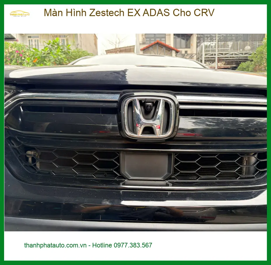 Anh Long lắp Màn Hình Zestech EX ADAS cho CRV Quận 2 ảnh thực tế 2