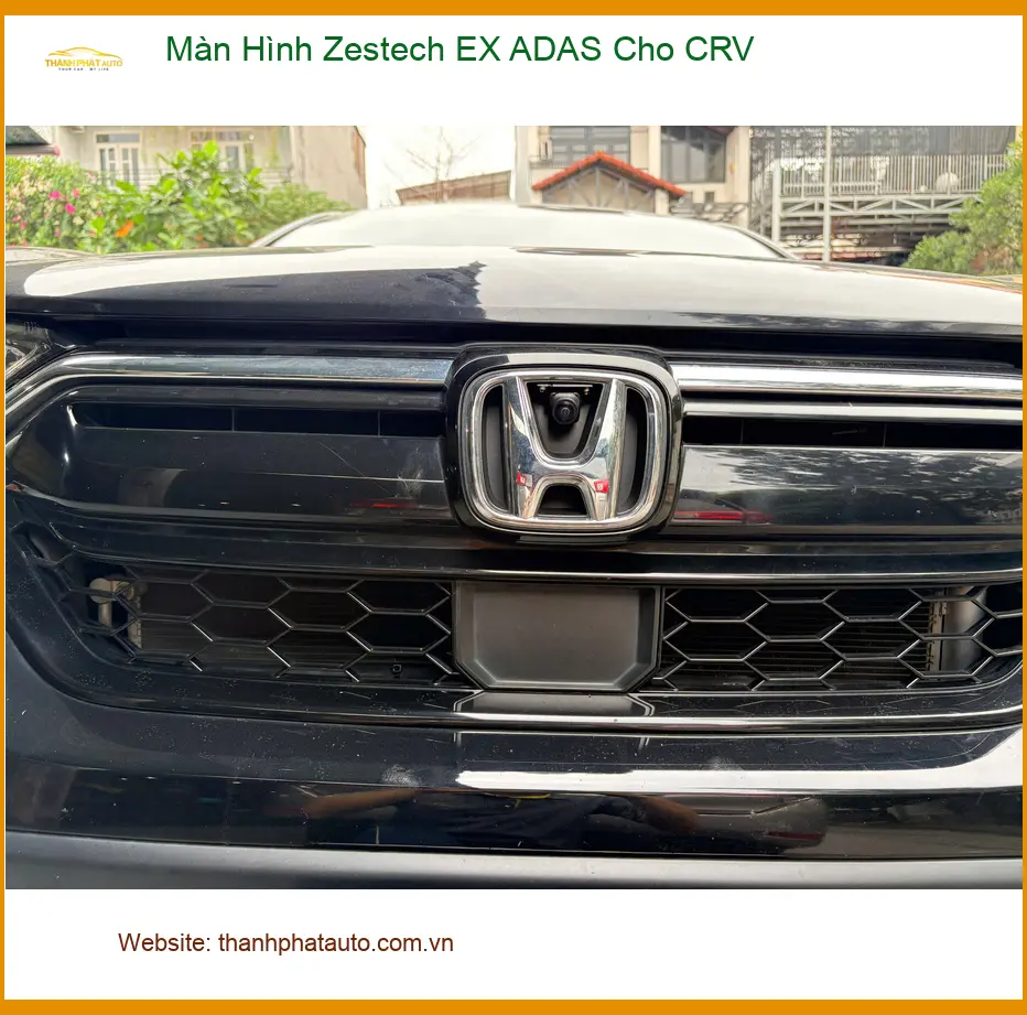 Anh Minh nâng cấp Màn Hình Zestech EX ADAS cho CRV tại Thủ Đức, tăng tiện ích lái xe. ảnh thực tế 4