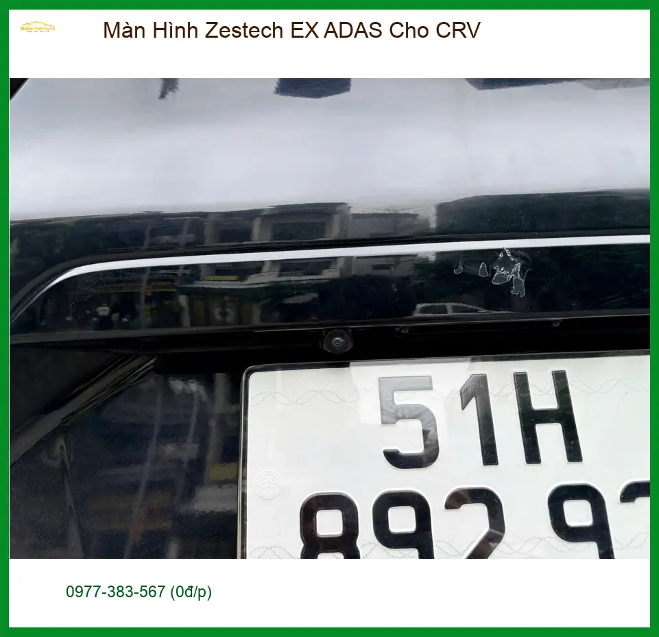Chị Thảo lắp Màn Hình Zestech EX ADAS cho CRV tại Quận 12 ảnh thực tế 4