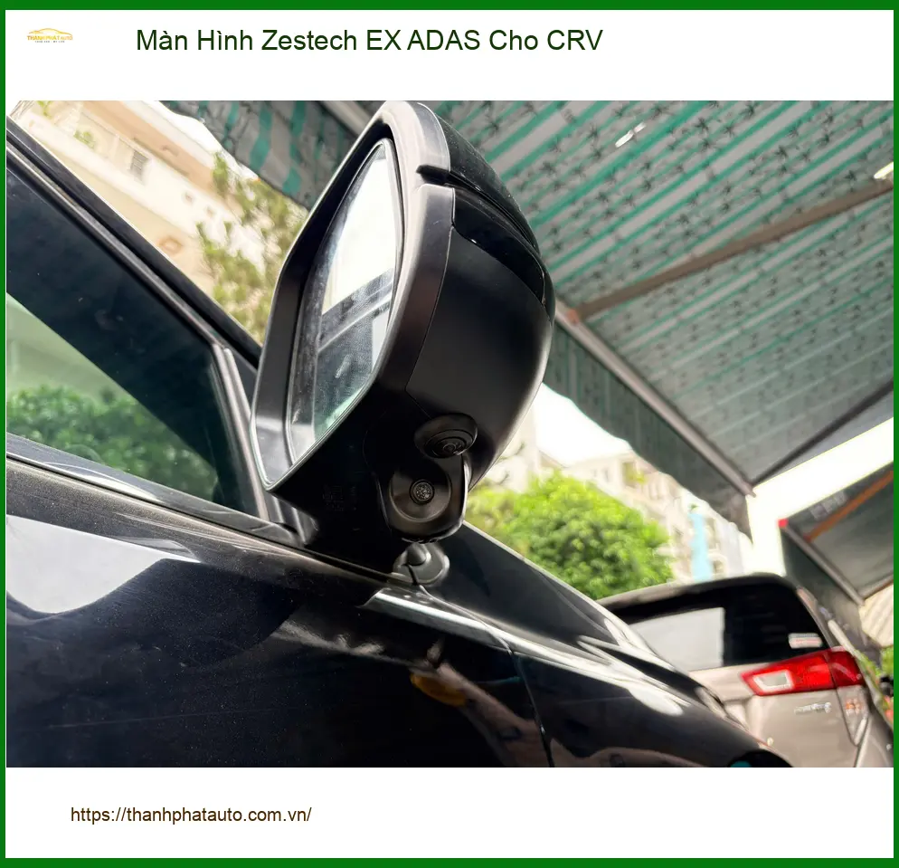 Chị Thảo lắp Màn Hình Zestech EX ADAS cho CRV tại Quận 12 ảnh thực tế 5