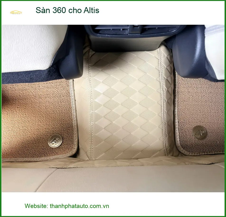 Anh Kiên lắp Sàn 360 cho Toyota Altis tại Cần Giờ để nội thất luôn sạch sẽ ảnh thực tế 3
