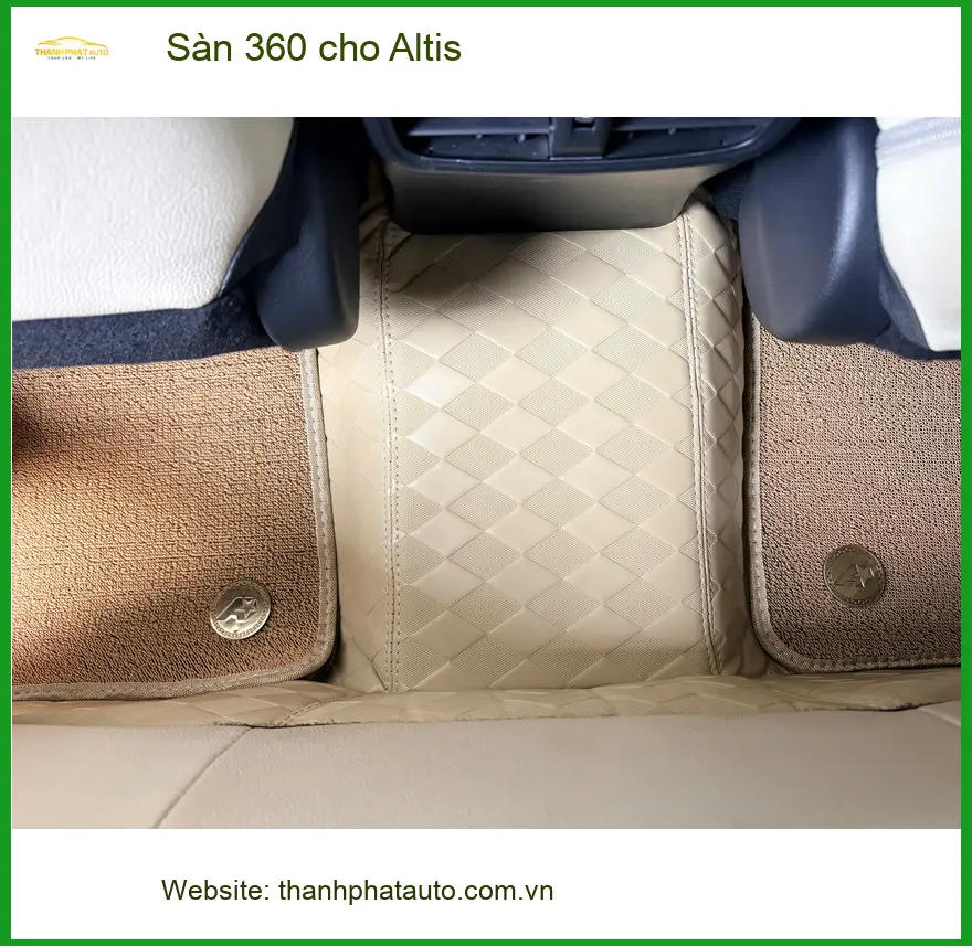Anh Khôi lắp Sàn 360 cho Toyota Altis tại Quận 9 giúp sàn xe sạch đẹp ảnh thực tế 4