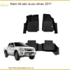 Thảm Lót Sàn Isuzu Dmax 2011 - Đơn Vị Lắp Đặt Chính Hãng TPHCM