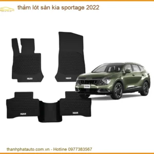 Thảm Lót Sàn Kia Sportage 2022 - Địa Chỉ Lắp Đặt Uy Tín TPHCM