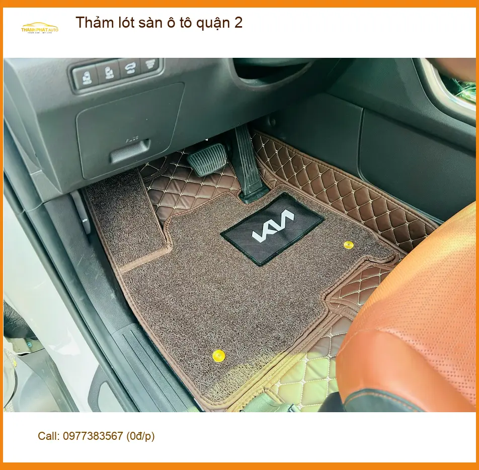 Địa Chỉ Lắp Đặt Thảm Lót Sàn Ô Tô Tại Quận 2 - Giá Tốt TPHCM ảnh thực tế 2
