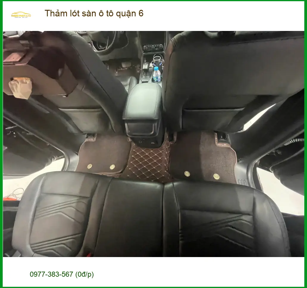 Địa Chỉ Lắp Thảm Lót Sàn Ô Tô tại Quận 6 - Lắp Đặt Uy Tín TPHCM