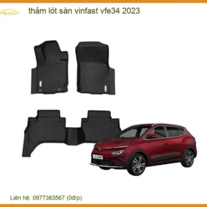 Thảm Lót Sàn Ô Tô Vinfast VF e34 2023 Cao Cấp - Địa Chỉ Lắp Đặt Uy Tín TPHCM