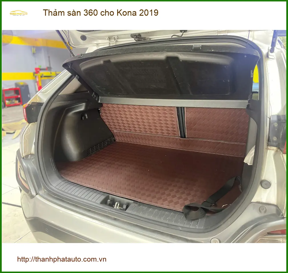 Bác Khải lắp Thảm sàn 360 cho Kona 2019 ở Quận Thủ Đức giữ sạch nội thất ảnh thực tế 4