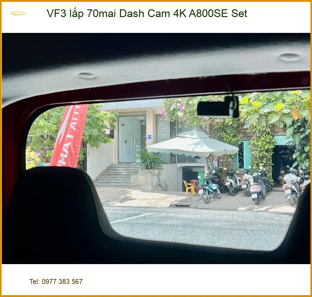 Anh Duy lắp 70mai Dash Cam 4K A800SE Set cho VF3 tại Quận 2 uy tín ảnh thực tế 4