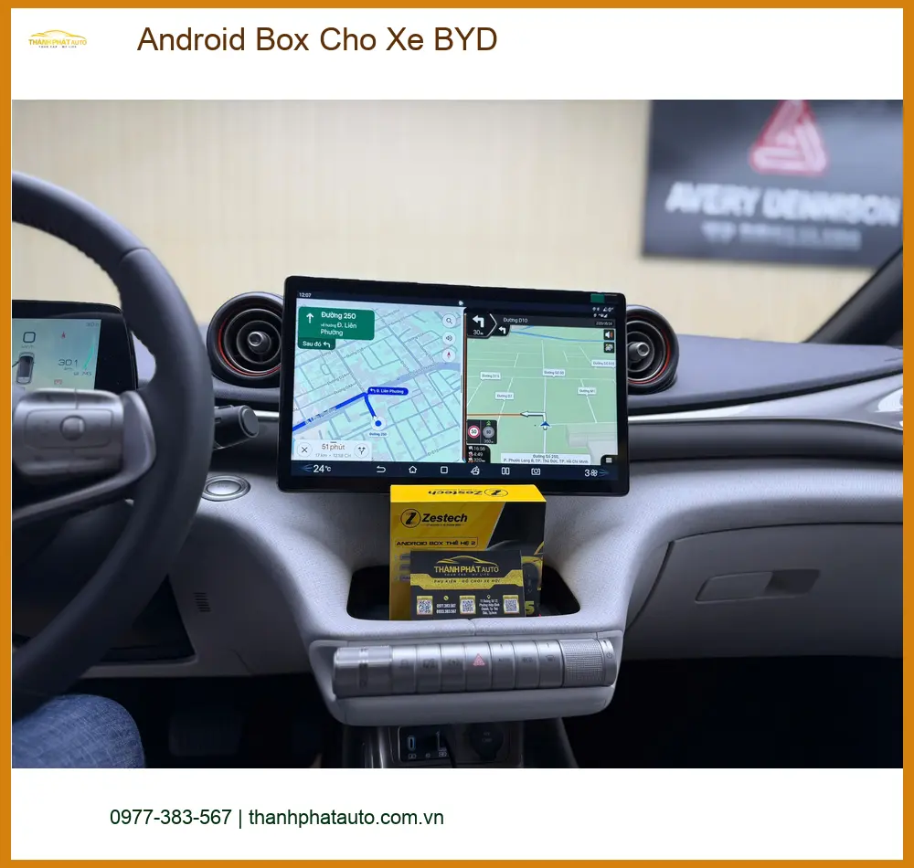 Anh Minh Khang lắp Android Box cho BYD Dolphin Quận 2 tiện nghe nhạc, xem phim. ảnh thực tế 3
