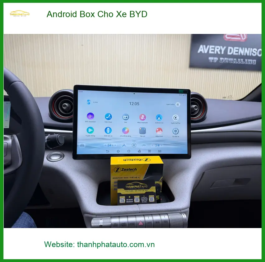 Anh Minh Khang lắp Android Box cho BYD Dolphin Quận 2 tiện nghe nhạc, xem phim. ảnh thực tế 4