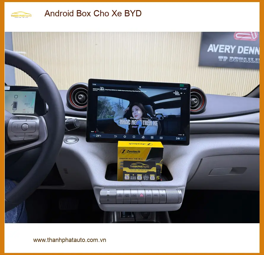 Anh Minh lắp Android Box cho xe BYD tại Quận 12 để tiện xem bản đồ và giải trí ảnh thực tế 2
