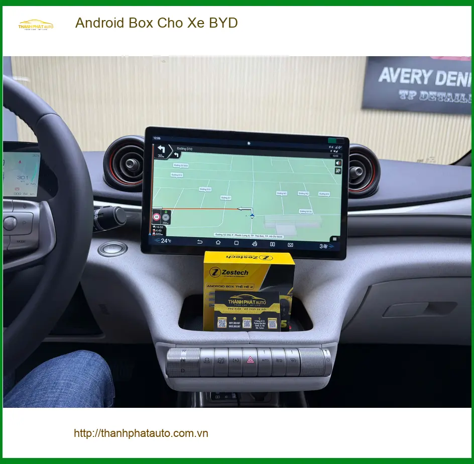 Anh Minh lắp Android Box cho xe BYD tại Quận 12 để tiện xem bản đồ và giải trí ảnh thực tế 5