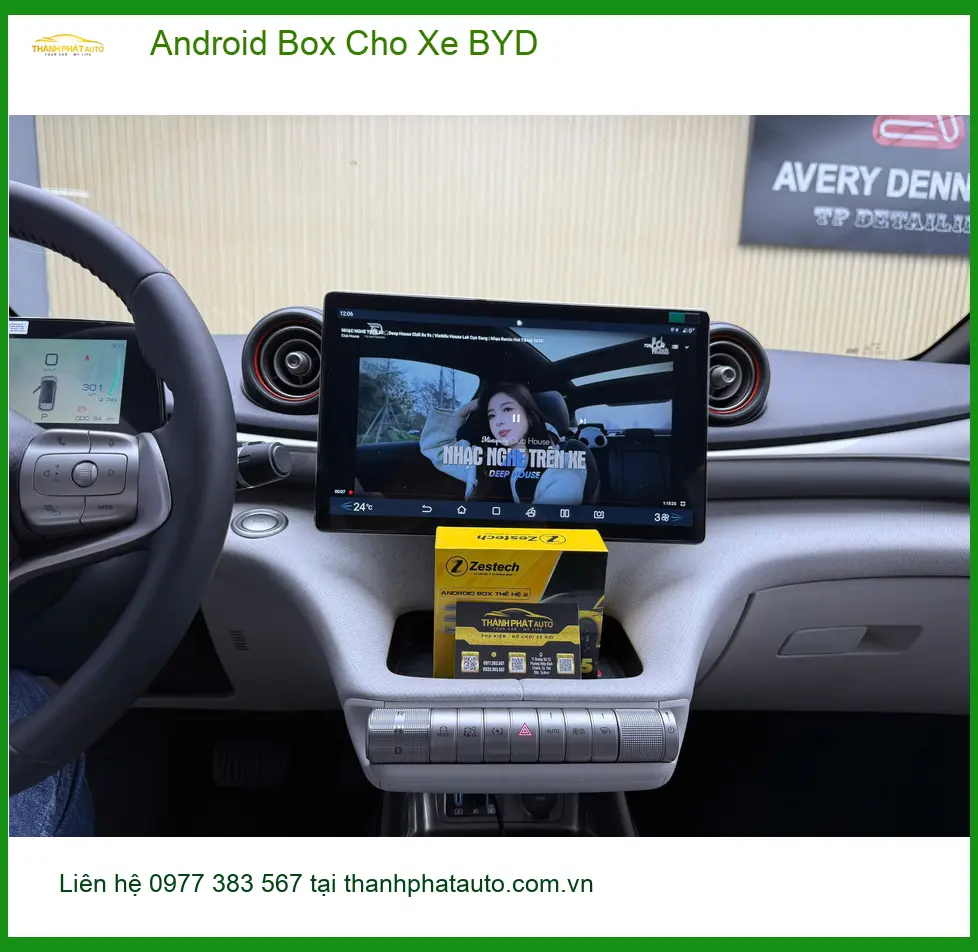 Anh Minh Lắp Android Box Cho Xe BYD Tại Cần Giờ để Giải Trí Và Định Vị Chính Xác