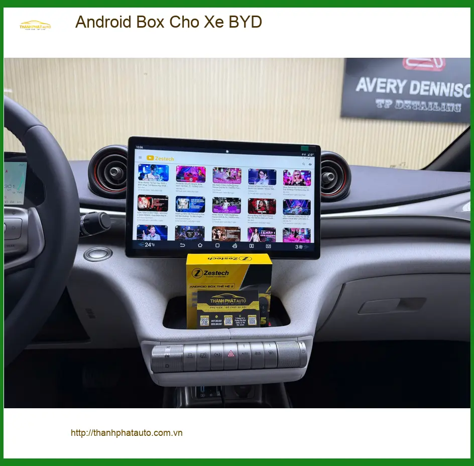 Anh Khải lắp Android Box cho xe BYD tại Quận Tân Bình để biến màn hình zin thành smart TV ảnh thực tế 4