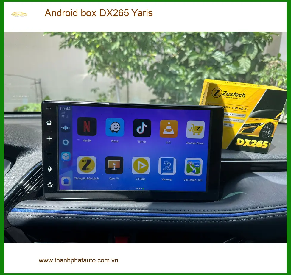 Chú Lộc lắp Android box DX265 cho Toyota Yaris tại Quận Tân Bình ảnh thực tế 2