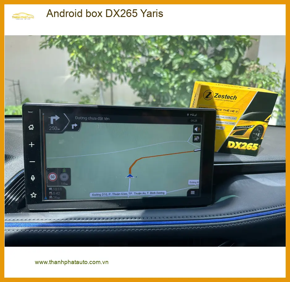Anh Hùng lắp Android Box DX265 cho Yaris Quận Bình Tân xem Youtube ảnh thực tế 2