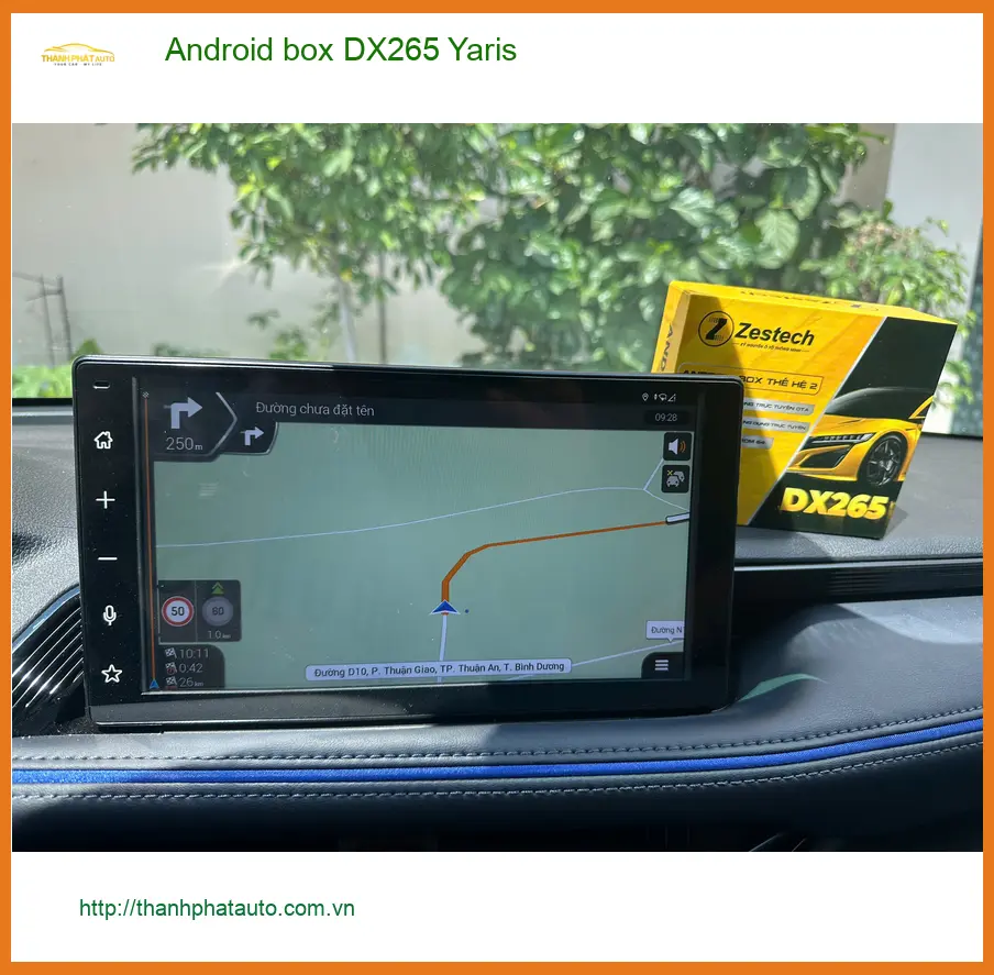 Anh Trường lắp Android Box DX265 cho Yaris ở Quận 12 để xem phim và giải trí