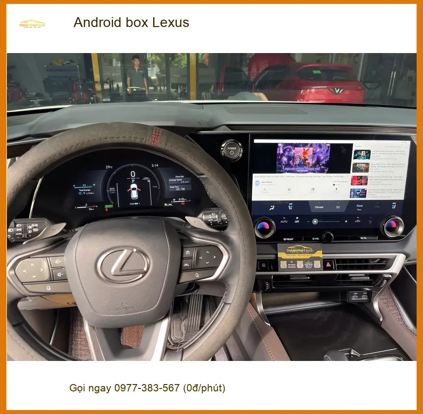 Anh Khải lắp Android Box cho Lexus tại Bình Thạnh để giữ màn zin và giải trí đa phương tiện