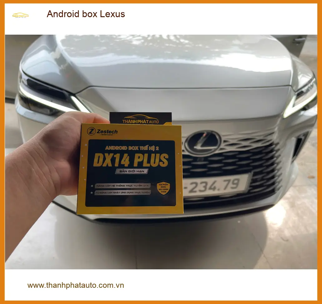 Anh Khải lắp Android Box cho Lexus tại Bình Thạnh để giữ màn zin và giải trí đa phương tiện ảnh thực tế 3