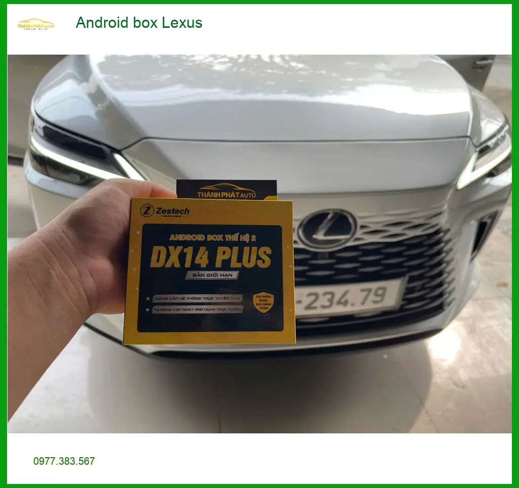 Anh Minh lắp Android box cho Lexus ES 300h tại Quận 7 biến màn zin thành smart TV
