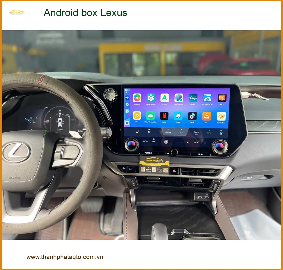 Anh Tấn lắp Android Box cho Lexus ES300h tại Quận 5 vì chán màn hình zin đơn điệu