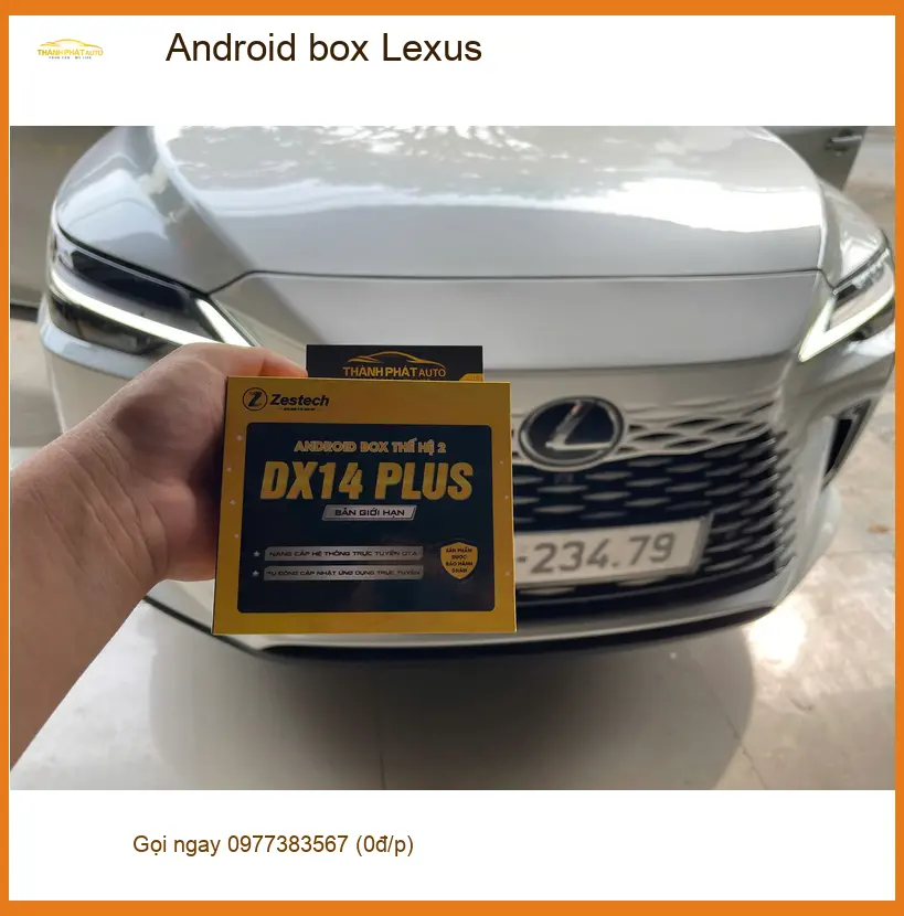 Anh Khôi lắp Android Box Lexus RX350 tại Quận 4 để phục vụ công việc và giải trí ảnh thực tế 2