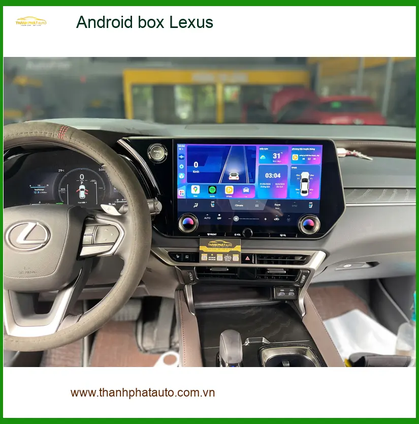 Anh Phi lắp Android box cho Lexus tại Thủ Đức để giải trí tiện lợi hơn ảnh thực tế 3