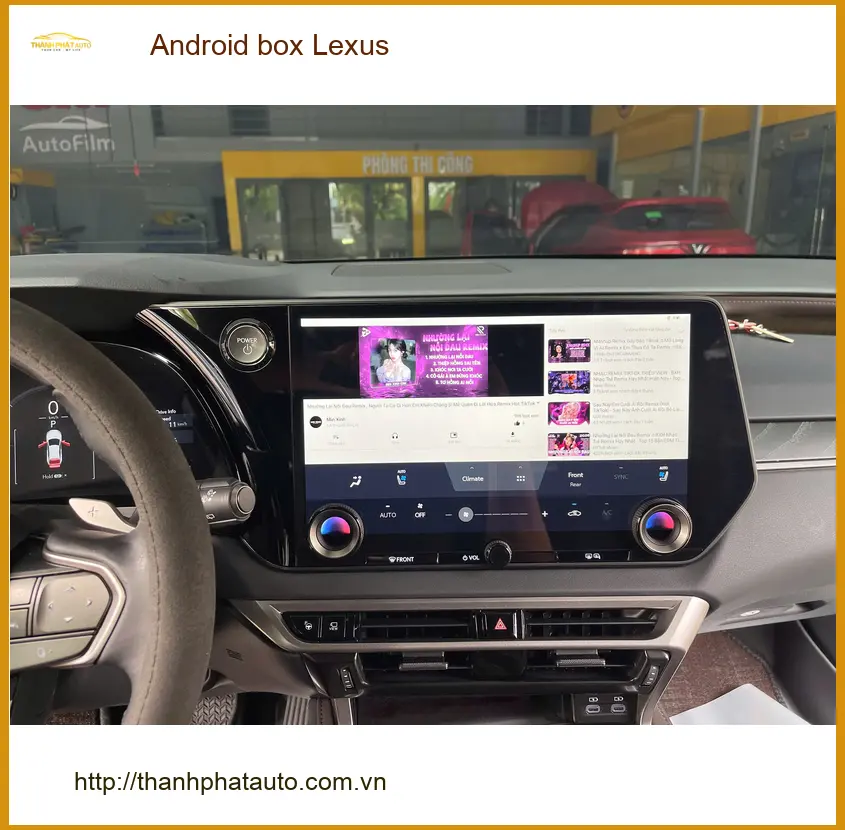 Anh Phi lắp Android box cho Lexus tại Thủ Đức để giải trí tiện lợi hơn ảnh thực tế 4
