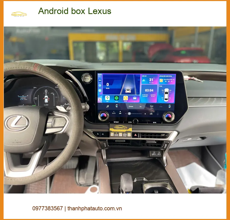 Anh Quang lắp Android Box Lexus ES250 tại Bình Chánh để nâng tầm giải trí trên xe