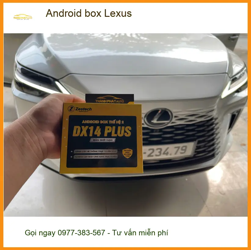Anh Quang lắp Android Box Lexus ES250 tại Bình Chánh để nâng tầm giải trí trên xe ảnh thực tế 3