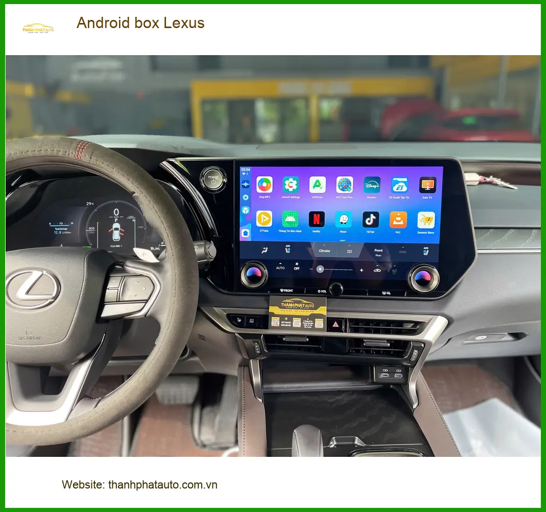 Anh Quang lắp Android Box Lexus ES250 tại Bình Chánh để nâng tầm giải trí trên xe ảnh thực tế 5