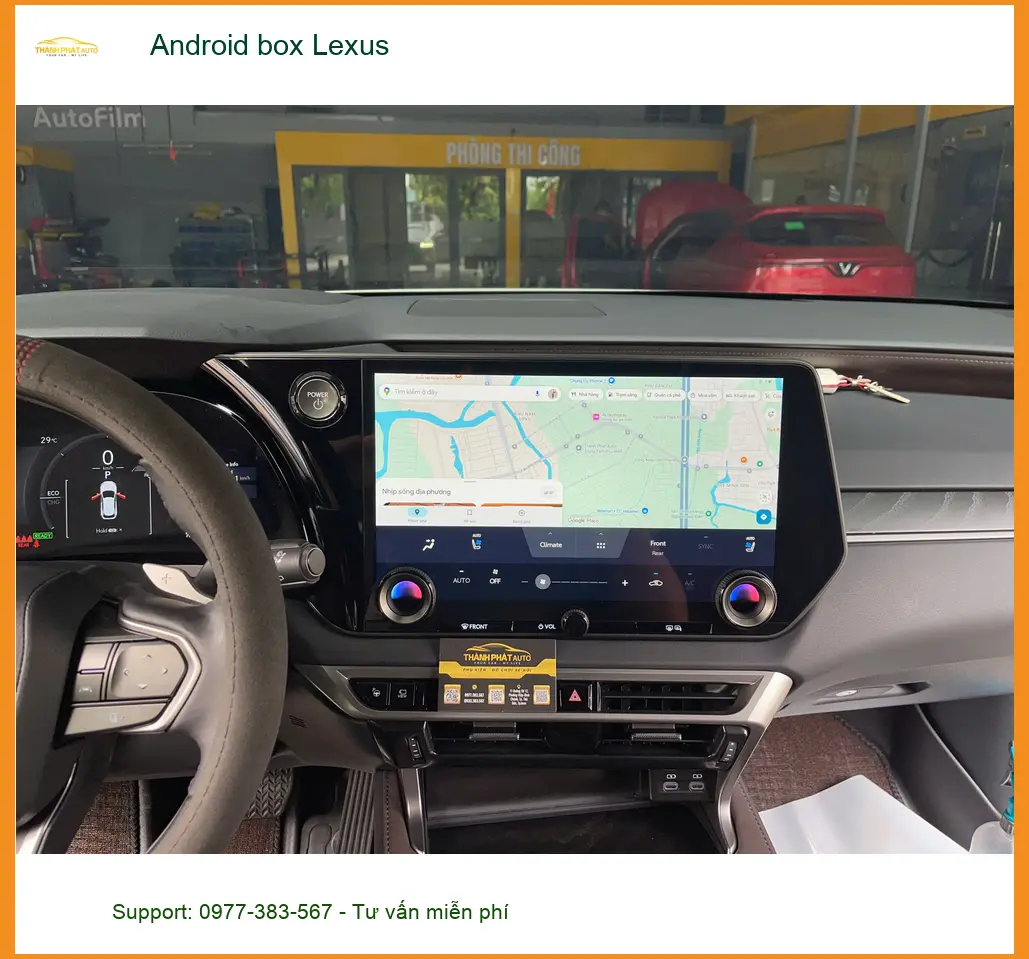 Anh Khải lắp Android box Lexus RX 350 tại Quận 2 để nâng tầm giải trí ảnh thực tế 4