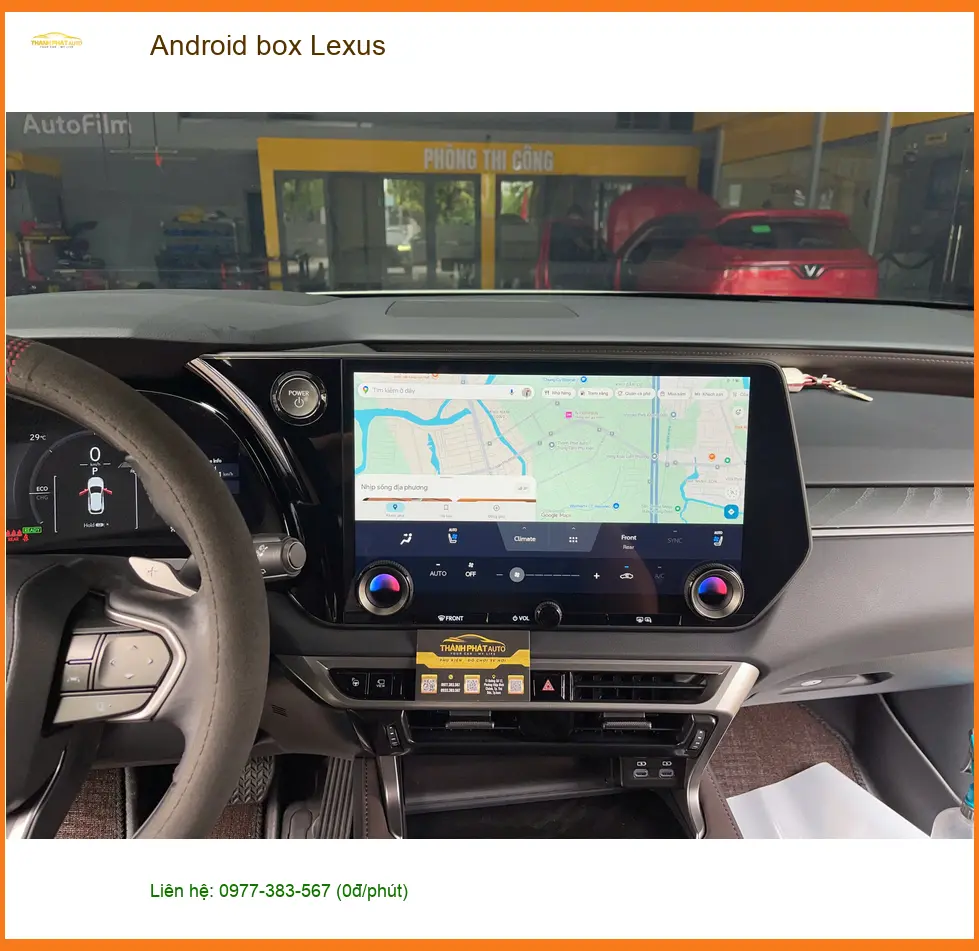 Anh Duy lắp Android Box Lexus ES250 tại Quận 3 để màn hình thông minh hơn ảnh thực tế 2