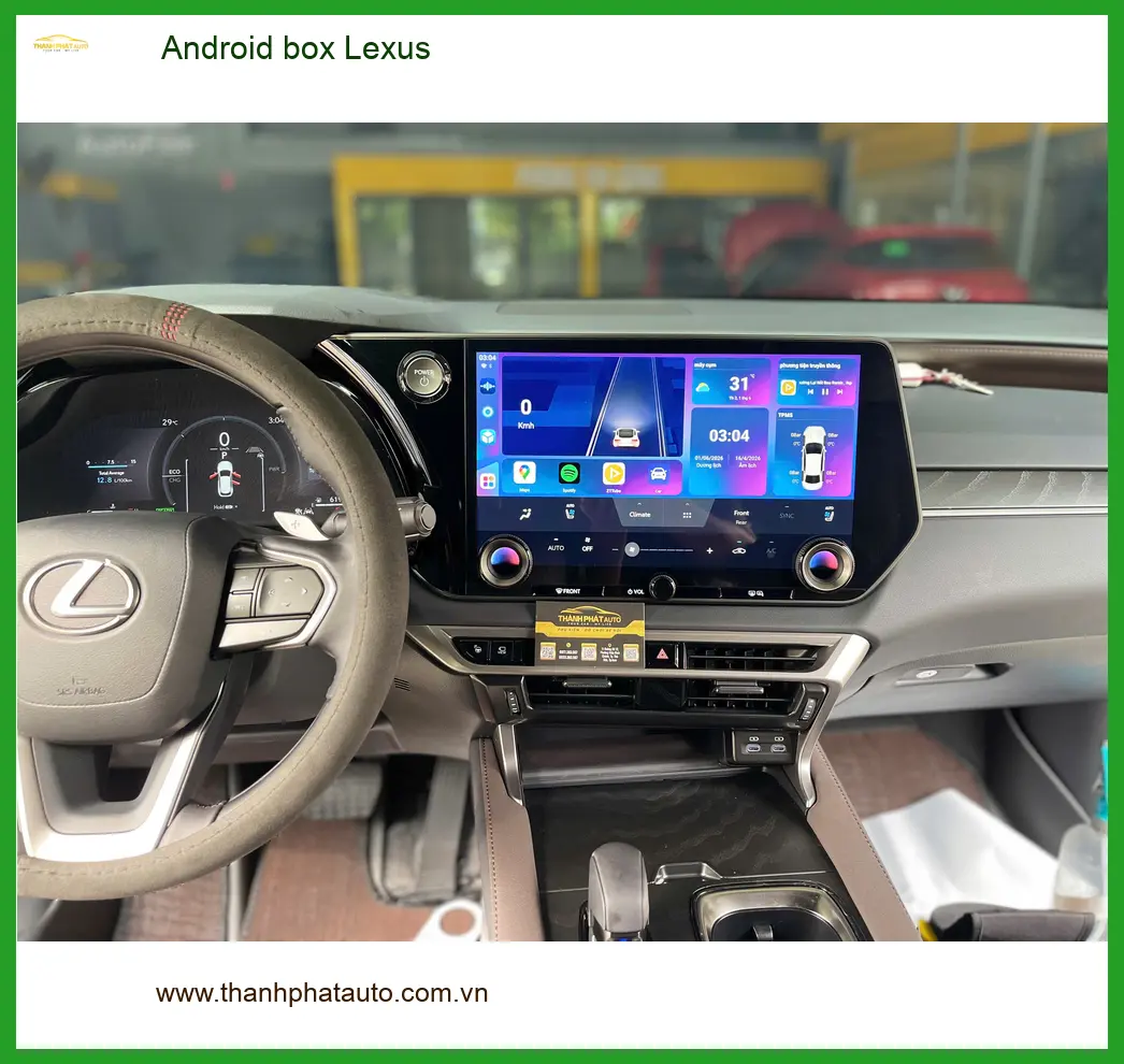Anh Duy lắp Android Box Lexus ES250 tại Quận 3 để màn hình thông minh hơn ảnh thực tế 4