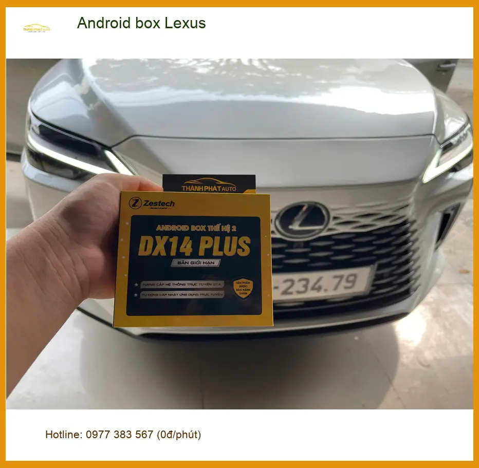 Anh Khang lắp Android box Lexus RX 350 tại Quận 9 để tiện xem phim trên hành trình dài ảnh thực tế 3